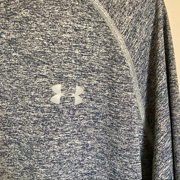 UNDER ARMOUR Heat gear  shirt Loose Fit Activewear Athletic Blue Gray Mens Large - Picture 11 of 12